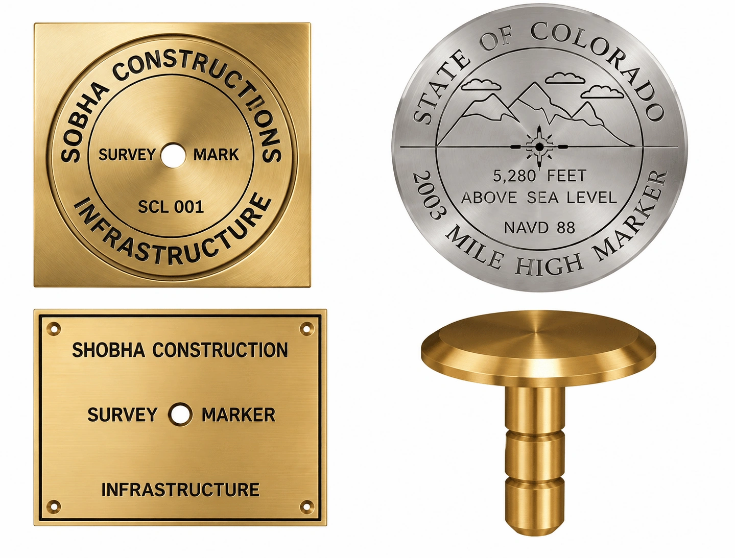 Survey Marker Plate manufacturer in the UAE